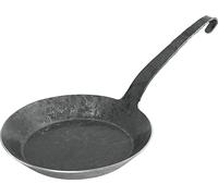Poêle en fer forgé TURK avec manche à crochet plat