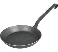 Poêle en fer forgé TURK avec manche à crochet plat
