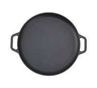 Poêle en fonte, antiadhésive pour une cuisson uniforme, facile à nettoyer, ustensile de cuisine durable, 30 cm, indispensable en cuisine