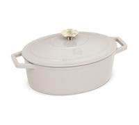 Poêle en fonte - BERLINGERHAUS - Sahara Collection - 30 cm - Émaillée - Couleur crème