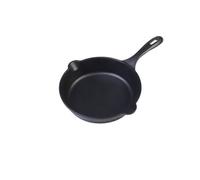 Poêle en Fonte Emaillée Induction 20cm, Convient pour le Feu, Barbecue, Four 31923 Noir