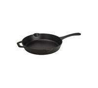 Poêle en Fonte Emaillée Induction 30cm, Convient pour le Feu, Barbecue, Four,, 33644, , Noir