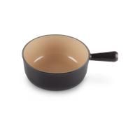LE CREUSET Caquelon en fonte émaillée 18 cm Noir Mat Noir