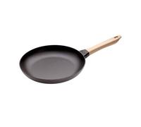 Staub poêle à frire avec manche en bois 24cm, noir