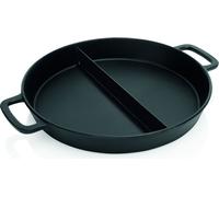 Poêle en fonte - GIANT - avec nervure centrale - 50cm - en fonte d'acier lourde - parfait pour le barbecue