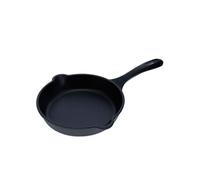 Poêle en Fonte Naturelle Induction 20cm, Convient pour le Feu, Barbecue, Four,, 39363, , Noir