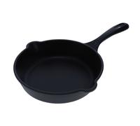 Poêle en Fonte Naturelle Induction 20cm, Convient pour le Feu, Barbecue, Four Victoria 39363 Noir