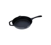 Poêle en Fonte Naturelle Induction 25cm, Convient pour le Feu, Barbecue, Four,, 32432, , Noir