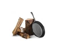 Poêle en fonte pour braséro ou cheminée extérieure-Ø: 26 cm--