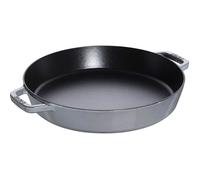 Poêle en Fonte - STAUB - 34 cm - Gris Graphite - Haute Capacité - Tous Feux