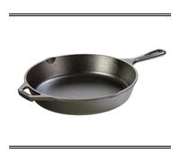 Poele en fonte, tous feux dont four et induction - 26cm - lodge cast iron