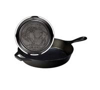 Lodge Classic Cast Iron "Buffalo Nickel" Logo L8SK3BN, diamètre d'env. 26 cm, poêle