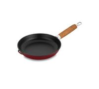 Poêle - Chasseur - Ø28cm - Fonte émaillée - Rouge - Anti-adhésif - Fabrication française