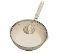 Poêle frite - Deep Coket | Casserole de cuisson facile propre | Outil de cuisine polyvalent pour préparer les repas quotidiens | Accessoire de cuisine avec design compact pour dortoir