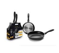 IBILI – Ensemble de 2 poêles Fusion, 20+24 cm, Aluminium antiadhésif, compatibles avec l'induction