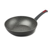 Poêle Ghidini Cipriano 2255 VIVÀ Wok Gris Et Rouge