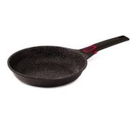 Baumalu Poêle à frire Granit Pro Céramique 20 cm – Fonte aluminium, induction, manche amovible, noir