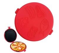 Poêle Gril Micro-ondes - 950g Plat Pizza Chauffage Rapide, Appareil Fromage Grillé Micro-ondes | Grille- Sandwich Micros-onde Pour Four Cuisine Maison École Dortoir Pancake Petit Déjeuner Cuisson