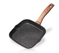 Poêle grill 16 cm | sans couvercle - Aspect bois
