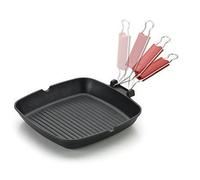 Poêle Grill Carré Lagostina Linea Rossa