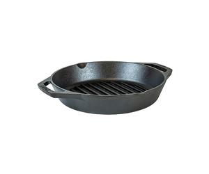 Poêle grill ronde en fonte naturelle 26 cm Lodge