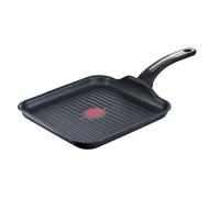 Poêle Grill - TEFAL - 26x26cm - Antiadhésif - Compatible tous feux - Lave-vaisselle