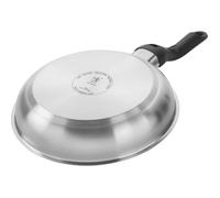 HENCKELS by ZWILLING Stream Poêle à frire 20 cm avec revêtement en céramique anti-adhésif compatible induction, Argent