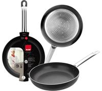 - Poêle I-Chef, 36 Cm, Aluminium, Antiadhésif, Compatible Avec L¿Induction, Noir