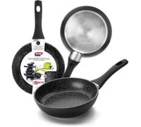 Ibili Poêle Natura 440014 14 cm Aluminium Antiadhésif façon pierre