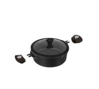 Casserole 28cm avec poignées et couvercle amovibles Le transformateur