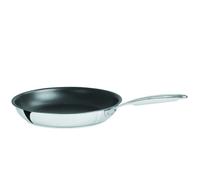 Cristel Poêle inox Castel'Pro anti-adhésive poignée fixe Diamètre 28 cm
