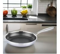 POÊLE INOX 20CM NID D'ABEILLE INDUCTION