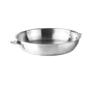 Poele inox 32 cm gamme combi sans manche Lacor LA56732