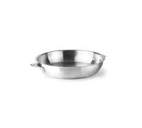 Poêle inox amovible combi 32 cm - - Argent - Inox