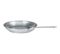 Poêle 28 cm en inox brossé poignée fixe polie 1826
