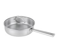 Poêle Cicla 28 cm en acier inoxydable recyclé - - Argent - Inox