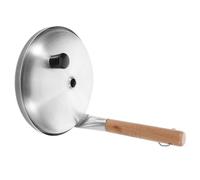 Poêle Japonaise pour Omelettes et Riz à Poignée Verticale Antiadhésive | Cuiseur Oeuf Brouillé, Finition Argenté, Aluminium et Métal, Bois, la Cuisine Maison, Petites Cuisines