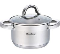 Poêle - KLAUSBERG - KB-7124 - 20 cm - Acier inoxydable - Compatible induction et lave-vaisselle