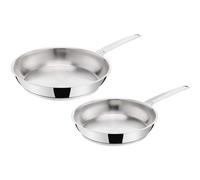 Lagostina Poêles La Prima 24/26 cm Inox – Set de 2