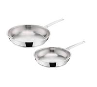Lagostina Poêles La Prima 24/26 cm Inox – Set de 2