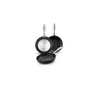 Monix Poêle à frire Mineral M741218 18 cm – antiadhésive pierre, induction, sans PFOA – Noir