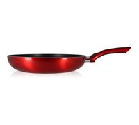 Poêle - MENASTYL - 32 cm - Aluminium - Cerise - Compatible induction