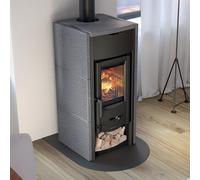 Poêle à bois La Nordica Asia BII 6 kW Revêtement en Pierre Vulcan