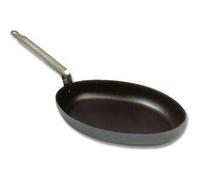 Poêle ovale ou poêle à poisson professionnelle - Largeur 400mm