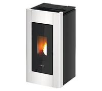 Poêle à granulés Cadel Prince Plus 11 | 10,5 kW Acier Blanc