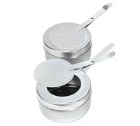 Poêle Portable Pour Camping,Kit Brûleur À Alcool 2 Pièces | Cuisinière à Alcool Avec Couverture - Pour Activités En Plein Air Pique-Nique Camping Randonnée Sac à Dos Voyage