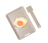 Poêle pour barbecue antiadhésive pour frire | Plancha pour barbecue | Pour cuisiner du poisson, des viandes, des légumes au barbecue en plein air et au camping