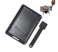 Poêle pour barbecue antiadhésive pour frire | Plaques pour barbecue extérieur | Pour cuisiner du poisson, des viandes, des légumes au barbecue en plein air et au camping