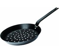 - Poêle Pour Châtaignes Moka, 26 Cm, Acier, Antiadhésif, Noir