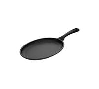 Poêle pour Fajitas en Fonte Emaillée Induction 25x18 cm, Feu, Barbecue, Four,, 32036, , Noir